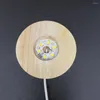 Lamp Holders Wooden LED Light Dispaly Base Crystal Glass Resin Art Ornament Night Display Stand Decoration