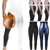 Midje stöd män kompression formewear sauana svett leggings fitness back mage control byxor reduktiv bälte sylt shaper7335458