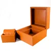 Смотреть коробки Caja de reloj amarillo pu letaher box case 16x16x10 см. Фабрика Sell Drop Support Global Send Send 2022 Fashion Way