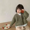 Pullover Korean Style Autumn Nowe rodzeństwo Casual Loose Cardigan Children Mash
