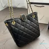 Borsa da donna francese con fibbia classica Hobo sotto le ascelle Borsa a catena in pelle trapuntata Borsa di design di lusso di grande capacità Tendenza per tutti gli abbinamenti Borsa tote Valigie Marsupio