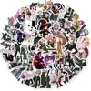 50pcs/pack danganronpa trigger ملصقات Anime Havoc Havoc for الثلاجة مربع خوذة مربع الدراجات الجيتار التزلج