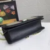 حقائب سهرة حقائب كتف حقيبة يد نسائية محافظ ريترو برايلد براون معدن سلسلة أزياء Crossbody Messenger Wallet