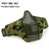 Bandane Passamontagna tattico Copricapo Maschera Paintball Full Face Traspirante Caccia all'aperto Wargame Protezione CS