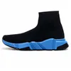 Кроссовки повседневная обувь дизайнерские мужские женщины Speed ​​Trainers 2.0 Vintage Sock Boots Black White Tennis Trainer Platform Jogging des Chaussures 36-45