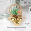 Christmas toys accessories pendant diy shopping mall Christmas tree ornaments bow bell ornament