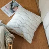 Pillow 3D Plush Cover Sequin Waves Decorative Throw Case Soft Cozy Bed Sofa For Nordic Home Fall Decor