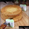 Attrezzi per torte Affettatrici per torta fai da te 5 strati Affettatrice per torta Guida per fogli Cutter Server Strumento per fissare il taglio del pane Cucina Bakeware Drop Delivery 2 Dhmn9