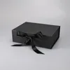 Gift Wrap Magnet Clamshell Folding Box Exquisite Storage Birthday Bow Packaging Bags 220913