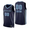 Custom Mens Womens Memphis''Grizzlies''24 Dillon Brooks Ja 12 Morant 1 Kyle Anderson 13 Jaren Jackson Jr. Basketball Jerseys