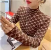 Women's Sweaters designer Womens sweater stretch turtleneck keeps warm G letter ribbed knitted pullover Y2k new fashion Coats VX8U