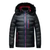 Masculino abaixo Parkas Winter Parka mass confortável moda com capuz Handsome masculino quente jaqueta casual espessada jaqueta à prova de vento 220914