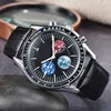 Relógios de pulso Omeg para homens 2022 novos relógios masculinos com todos os mostradores relógio de quartzo de alta qualidade marca de luxo com cronógrafo relógio masculino moda mm02