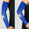 Knie pads arm mouwen sport omslag web bedrukte compressie zonbescherming basketbal golf running elastische usex fiets