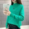 Women's Knits Tees Autumn Winter Sweater Women Knitted Pullover Long Sleeve Sweaters Turtleneck Jumper Yellow blue Shirt Female Tops 220914