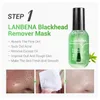 Lanbena Blackhead Remover Off Off Mask 3 w 1 Zielona zielona herbata Olej z Zielonej Herbaty Zestaw usuwania zaskaknotwórczy