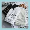 Oven Mitts 28Cm Fashion Cotton Linen Oven Glove Heatproof Mitten Kitchen Cooking Microwave Mitt Insated Non-Slip Thickening Drop Deli Dhyv2