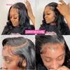 180% Human Hair Wigs HD Transparent Lace Front Body Wave 30 Inch Remy Brazilian Wig 4x4 Closure