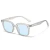 Light Colored Black Frame Sunglasses Personality Jelly Color Men's and Women's Sunglasses