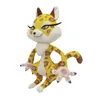 DHL 35CM Clawroline Plush Boss Panther Figure Figurten Lands Gra Cartoon Sched Doll Doll Difts C19