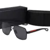Fashion Sunglasses Eyewear Polarized SunGlasses Designer Brand Black Metal Frame Dark Glass Lenses For Mens Womens Advanced Composite Coating UV Protection