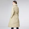 Femmes vers le bas Parkas hiver femmes duvet de canard manteau Parka vestes femmes longue duvet de canard veste Outwear 220914