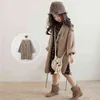 Pullover New 2021 Autumn Baby Tops Brand Girls Sweaters Kids Outerwear Children Cardigan Toddler Single Breasted Coat 2640 0913