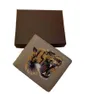 Designer Animal court portefeuille en cuir noir serpent tigre abeille portefeuilles pour hommes femmes Long Style sac à main portefeuille porte-cartes