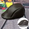 Berets Vintage Simple Women Мужчины Beret Hat Sboy Cabbie Cap Black Brown Classic Mode Daily Work Dress Up Elegant Collocation Suit