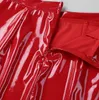 Womens Ladies Evening Party Catsuit Costumes Club Skirts Shiny Wetlook PVC faux Leather Bodycon Pencil Skirts Female Cocktail Sexy Clubwear