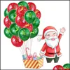Weihnachtsdekorationen Weihnachten El Dekoration Aluminium Folie Ballon Set Weihnachts -Pogriefprops Spiralschmuck Deckenparty Toys Childr DHFI2