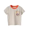 Familjsmatchande kl￤der F￶r￤lder Child Clothes Summer Baby Family of Three and Four Foreign Style Lovely Mother Daughter Short Sleeved T-Shirt 220914