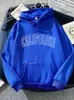 Hoodies das mulheres moletom solto streetwear moda califórnia impressão primavera outono mulheres vintage velo moletom manga comprida pullovers 220914