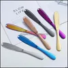 Cake Tools Stainless Steel Butter Knife Cake Tools Cheese Dessert Jam Spreaders Cream Knifes Home Mtifunctional Kitchen Drop Delivery Dhurx