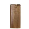 One Hitter Pipa da fumo Piroga in legno fatta a mano con tubi in ceramica Filtri per sigarette Scatola in legno Custodia6630445