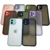 Matte Telefle Case Hybrid PC TPU Frosted Camera Ochrona Ochrony Ochrony Ochrony Ochrony Ochrony Ochrony dla iPhone'a 14 13 12 Mini 11 Pro Max XS XR 7 8 Plus S22