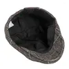 Basker 2022 vintergitter ull basker gorro boina inverno bere m￤n kvinnor varm mode hatt berretti irlandesi cap baret