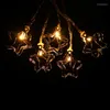 Strings Metal 3d Star Wedding Decoratieve lampen feestvakantie verlichting 10 meter thuisdecoratie 10/20/40/80 Fairy Lights IY310231