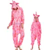 Macacões femininos Rompers Totoro Onsies fofos de desenho animado Animal macacão homens homens meninos pijamas Função engraçada do terno de inverno Casa macia figurinos gerais 220913