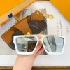 نظارة شمسية من المليونير الأسود مصمم للسيدات أزياء كبيرة إطار مربع مربع رجول نظارة شمسية كبيرة الحجم