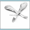 Fruit Vegetable Tools Stainless Steel Spoon Ginger Press Grinder Household Kitchen Tools Melon Fruits Grinding Tool Garlic Masher Dr Dhumz