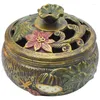 Fragrance Lamps Luxury Ceramic Incense Burner Agarwood Diffuser Creative Office Indoor Incensario Home Decoration