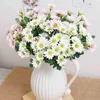 Faux bloemen groen herfst prachtige kunstmatige zijden bloemen daisy diy home tuin feest bruiloft decoratie ambachtelijke kerst kerst goedkope nepbloemen j220906