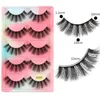 False Eyelashes Reusable 3D Faux Mink Eyelashes Extension Full Strip Lashes Natural long Comfortable Eyelash