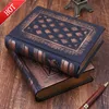 Notepads Leather Retro Vintage Diary Journal Notebook Blank Hard Cover Sketchbook Paper Stationery Travel School Sdudent Gifts 220914