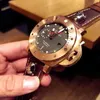 Модные мужские часы, роскошные швейцарские часы, полностью автоматические механические часы, атмосферные наручные часы с большим циферблатом, стиль