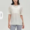 Yoga Anzug Kurzarm Mesh Sport T-shirt frauen Tops Schnell Trocknende Kleidung Atmungsaktive Lose Fitness Sport Bluse