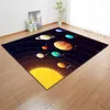 Carpetes Cartoon Cosmos Star Carpet Series Rugs Baby Rugs Sala de estar grande tapete de decoração para crianças para crianças