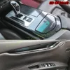 3D/5D 탄소 섬유 자동차 인테리어 커버 콘솔 컬러 스티커 데칼 제품 부품 Maserati Quattroporte 2013-2021 용 액세서리
