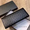 Wallets Shoulder Bags Leather Designer Handbags Tote Women Wallets Small Wallet Men Purse Quality Brand Purses Clutch Ostrich Card